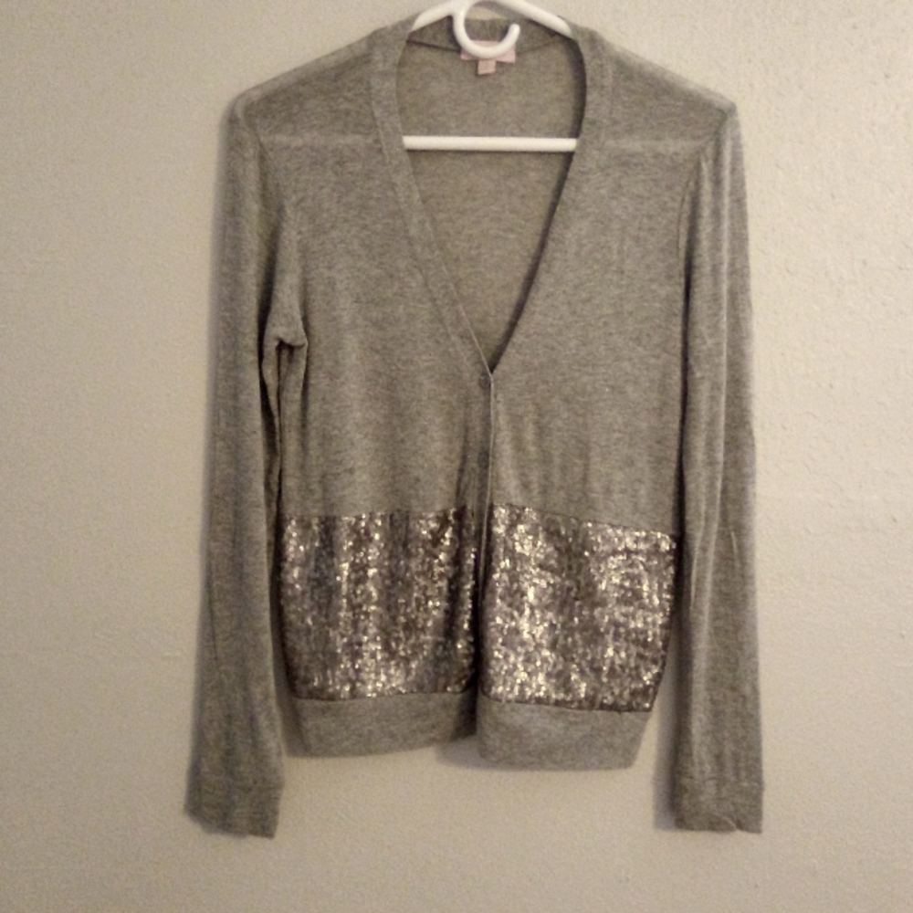 Cárdigan with sequins